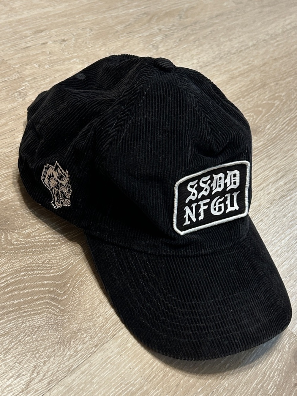 Darc Sports Front Patch Embroidered “Wolves” Line Dad Cap
